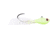 Eagle Claw Trokar Pro-V Bend Bucktail Jig, 1 oz, 5/0 Hook Glow, TKBJ1G-5/0