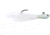 Eagle Claw Trokar Pro-V Bend Bucktail Jig, 3/4 oz, 3/0 Hook White, TKBJ34W-3/0