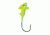 Eagle Claw Walleye Jig Hook,Size 1/8oz,Chartreuse ECJH18-FCHT