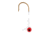 Eagle Claw WBH34-1 Ball Head Jig 3/4 OZ, White, Bronze Hook 4 jigs per retail, WBH34-1