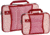Eagle Creek Pack-It Compression Cube Set-Repeak Red