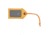 Eagle Creek Reflective Luggage Tag, Sahara Yellow, EC0A81BC299