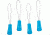 Eagle Creek Reflective Zipper Pull Set, Brilliant Blue, EC0A2V77153