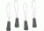 Eagle Creek Reflective Zipper Pull Set, Graphite, EC0A2V77013