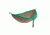 Eagle's Nest Outfitters Double Nest Hammock-Emerald/Khaki