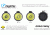 Eagtac D25A Clicky XML2 U4 LED Flashlight, Black, Medium, D25ARCXML2
