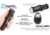 EAGTAC G25C2 Flashlight, XM-L2 U4 CW LED, 1351lm, Black, G25C2-XML2-CW