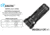 EAGTAC MX30L3-CR Flashlight Kit, 6 Nichia 219B 5700K CRI92 R9050 SW57 D220 LED, 3600lm, Black, MX30L3CR-6*SST20-KIT-NW
