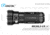 EAGTAC MX30L3-CR Flashlight Kit, 6 Nichia 219B 5700K CRI92 R9050 SW57 D220 LED, 3600lm, Black, MX30L3CR-6*SST20-KIT-NW