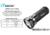 EAGTAC MX30L3-CR Flashlight Kit, 6 Nichia 219B 5700K CRI92 R9050 SW57 D220 LED, 3600lm, Black, MX30L3CR-6*SST20-KIT-NW