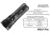 EAGTAC MX3T Pro Flashlight, XHP70.2 CW LED, 4850lm, Black, MX3T-XHP702-PRO-CW