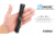 EAGTAC P200A2 Flashlight, UV 365nm, 1000 mW, Black, 1000 mW, P200A2-UV365NM