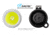 EAGTAC P25LC2 Diffuser Flashlight, XM-L2 U2 NW w/ LEDarray LED, 1150lm w/ 475lm, Black, P25LC2-Diffuser-XML2-NW