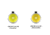 EAGTAC P25LC2 Flashlight, XM-L2 U2 NW LED, 1200lm, Black, P25LC2-XML2-NW