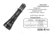 EAGTAC S25L-R Base Flashlight, XHP35 HI NW LED, 1750lm, Black, S25LR-XHP35-HI-BASE-NW