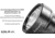 EAGTAC S25L-R Base Flashlight, XHP35 HI NW LED, 1750lm, Black, S25LR-XHP35-HI-BASE-NW
