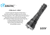 EAGTAC S25V CSLPM1 Flashlight, 21700 5000mAh li-ion, CW LED, 1200 Lumen, Black, S25V-CSLPM1-CW