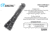 EAGTAC S25V CSLPM1 Flashlight, 21700 5000mAh li-ion, CW LED, 1200 Lumen, Black, S25V-CSLPM1-CW