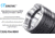 EAGTAC TX3G MKII Pro Flashlight, XHP70.2 CW LED, 3550lm, Black, Medium 4203
