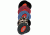 Sprigs Earbags Fleece Plaid Blk/wt Sm 564303