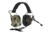 Earmor ElectronicHeadset Communication w/ Gel Earpads &amp; Nexus TP-120 Cable, 22dB, Foliage Green, M32-FG PLUS