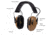 Earmor Sport Shooting Electronic Ear Muffs w/ Gel Earpads Bluetooth, 82dB, Coyote Brown, M300T-CB