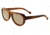Earth Coronado Ebony Wood Sunglasses, Brown Stripe Wood, ESG019WB