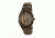 Earth Cypress Multi-Colored Skateboard Wood Dial Leather-Band Watch w/Date, Multicolor ETHEW4002