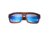 Earth Hermosa Ebony Wood Sunglasses, Red Stripe Wood, ESG097RB