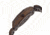 Earth Medullary Ray Wooden Watch, Dark Brown, Unisex ETHEW1902