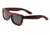 Earth Portsmouth Bamboo Wood Sunglasses, Red Stripe Wood ESG502RB