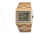 Earth Rhizomes Series Wood Watch, Khaki/Tan ETHEW1205