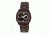 Earth EW2102 Scaly Watch, 46mm, Dark Brown Strap, Dark Brown Dial ETHEW2102