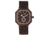 Earth Wood Acadia Bracelet Watch, Dark Brown, One Size, ETHEW4702