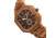 Earth Wood Acadia Bracelet Watch, Olive, One Size, ETHEW4704