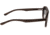 Earth Wood Cruz Sunglasses, Brown Stripe Frame, Black Polarized Lenses, ESG023BK