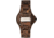 Earth Wood Gila Bracelet Watch w/Magnified Date, Dark Brown, One Size, ETHEW3302