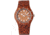 Earth Wood Inyo Bracelet Watch w/Date, Red, One Size, ETHEW3203