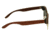 Earth Dade Sunglasses, Rosewood Bamboo Wood Frame, Brown Lens, ESG088RB