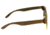 Earth Dade Sunglasses, Walnut Zebrawood Wood Frame, Black Lens, ESG088WZ