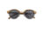 Earth Wood Misty Polarized Sunglass, Zebrawood/Black, One Size, ESG049ZS