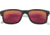 Earth Wood Tide Sunglasses, Ebony Frame, Red/Yellow Lenses, ESG009BR