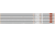 Easton 6.5mm Hunter Classic 500 Arrows w/2in Bully Vanes, 6 Pack, 30.5in, 7.3 GPI, .003in Straightness, 228994