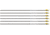 Easton Arrow Sonic 6.0 500 w/2in Bully Vanes 6-pack, 330642