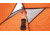 Easy Camp 2 Person Comet 200 Tent, Orange / Gold 120185