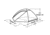Easy Camp 2 Person Meteor 200 Tent, Orange / Gold, 120190