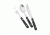 Easy Camp Family Cutlery, Black/Silver 580034