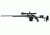 Eberlestock Cobra Stock Chasis System, 700 SA, w/ AI-Type 5 Round Magazine, Stealth Black M2AB