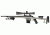 Eberlestock Cobra Stock Chasis System, 700 SA, w/ AI-Type 5 Round Magazine, Urban Gray M2AY