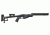 Eberlestock Stealth Chassis 700 LA, Folding Stock, Slick Forestock w/ AI-Type 5 Round Magazine, Stealth Black M1BSSB